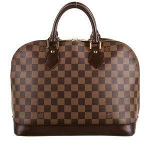 LOUIS VUITTON
Damier Ebene Alma MM